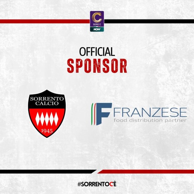 Franzese Food distribution partner, Official sponsor del Sorrento Calcio